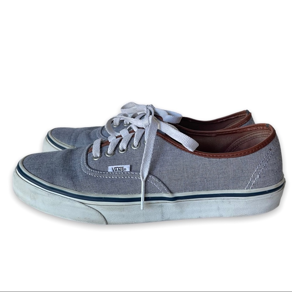 Unisex Chambray Vans Sneakers